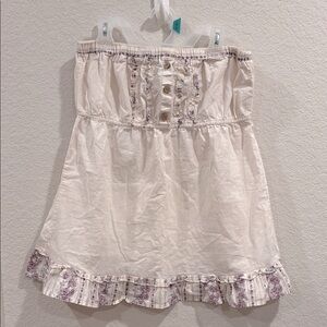 Elegant Cream tube top size XL